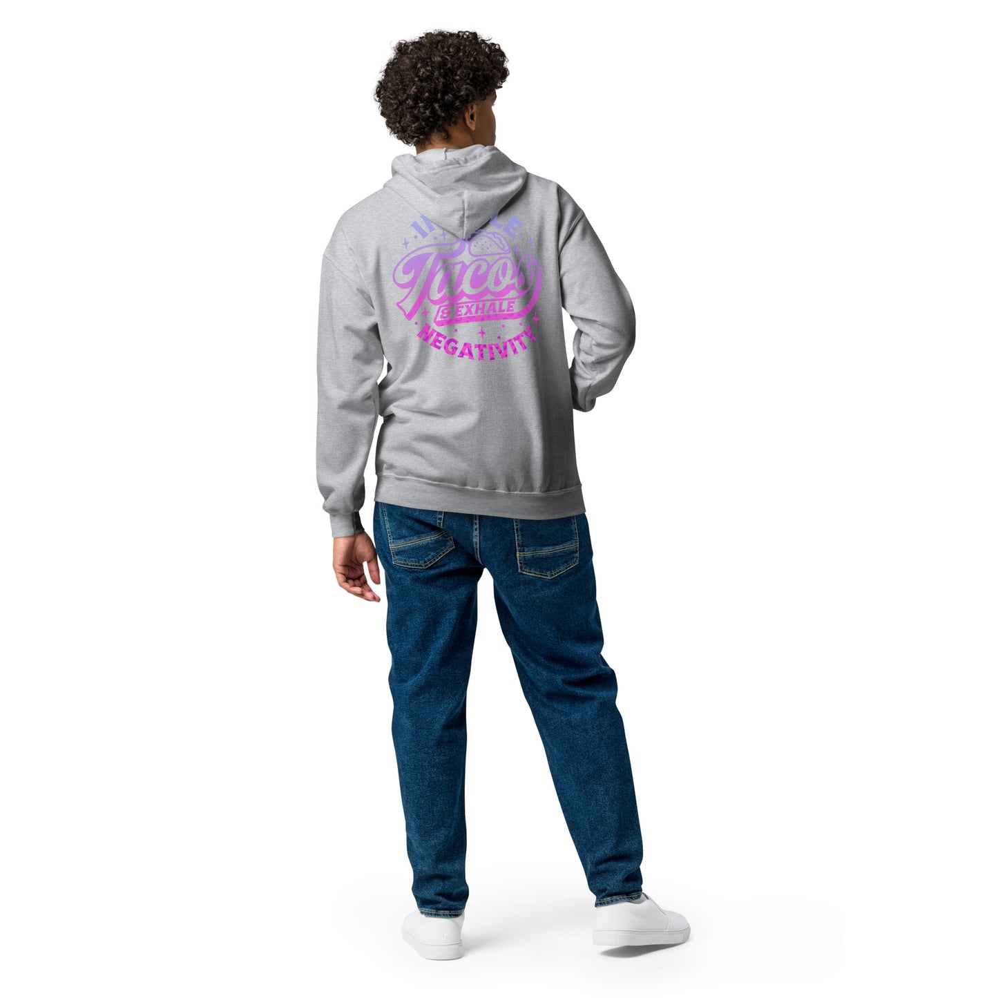 Taco Themed Unisex heavy blend zip hoodie CedarHill Country Market