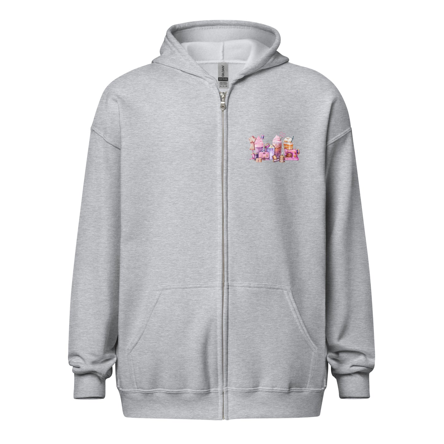 I'm in my Sewing Era Unisex heavy blend zip hoodie CedarHill Country Market