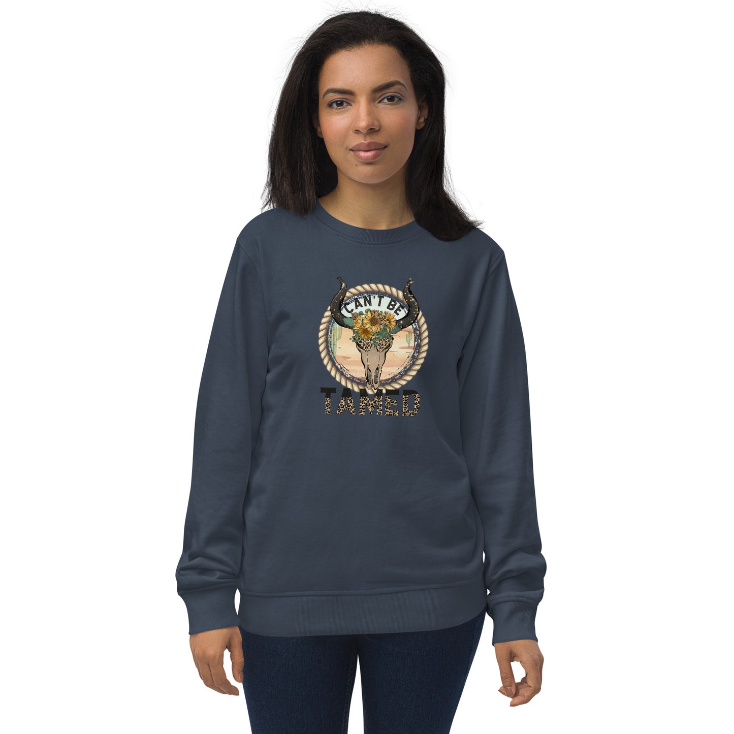 Can't Be Tamed Southwestern Western Unisex organic sweatshirt CedarHill Country Market