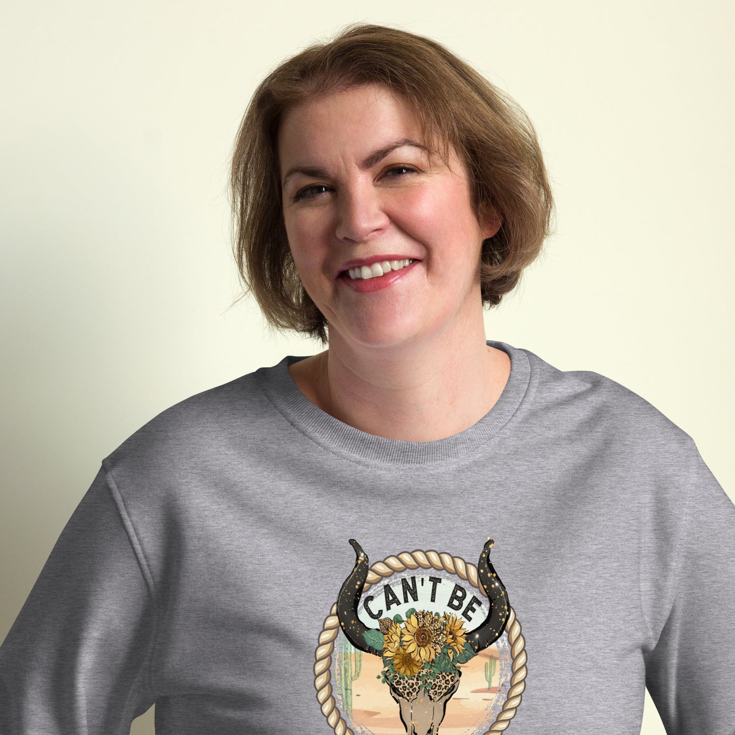 Can't Be Tamed Southwestern Western Unisex organic sweatshirt CedarHill Country Market