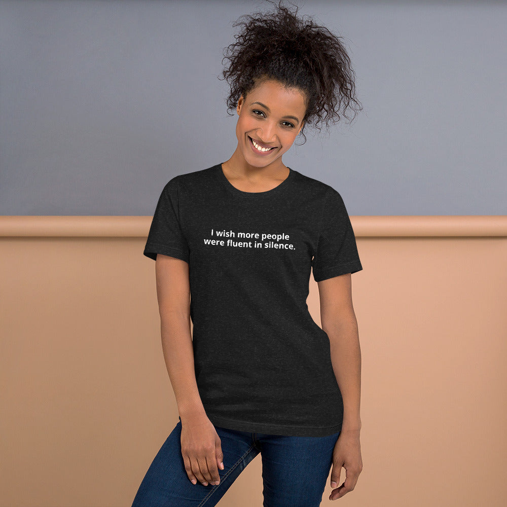 Silence Funny Unisex t-shirt CedarHill Country Market