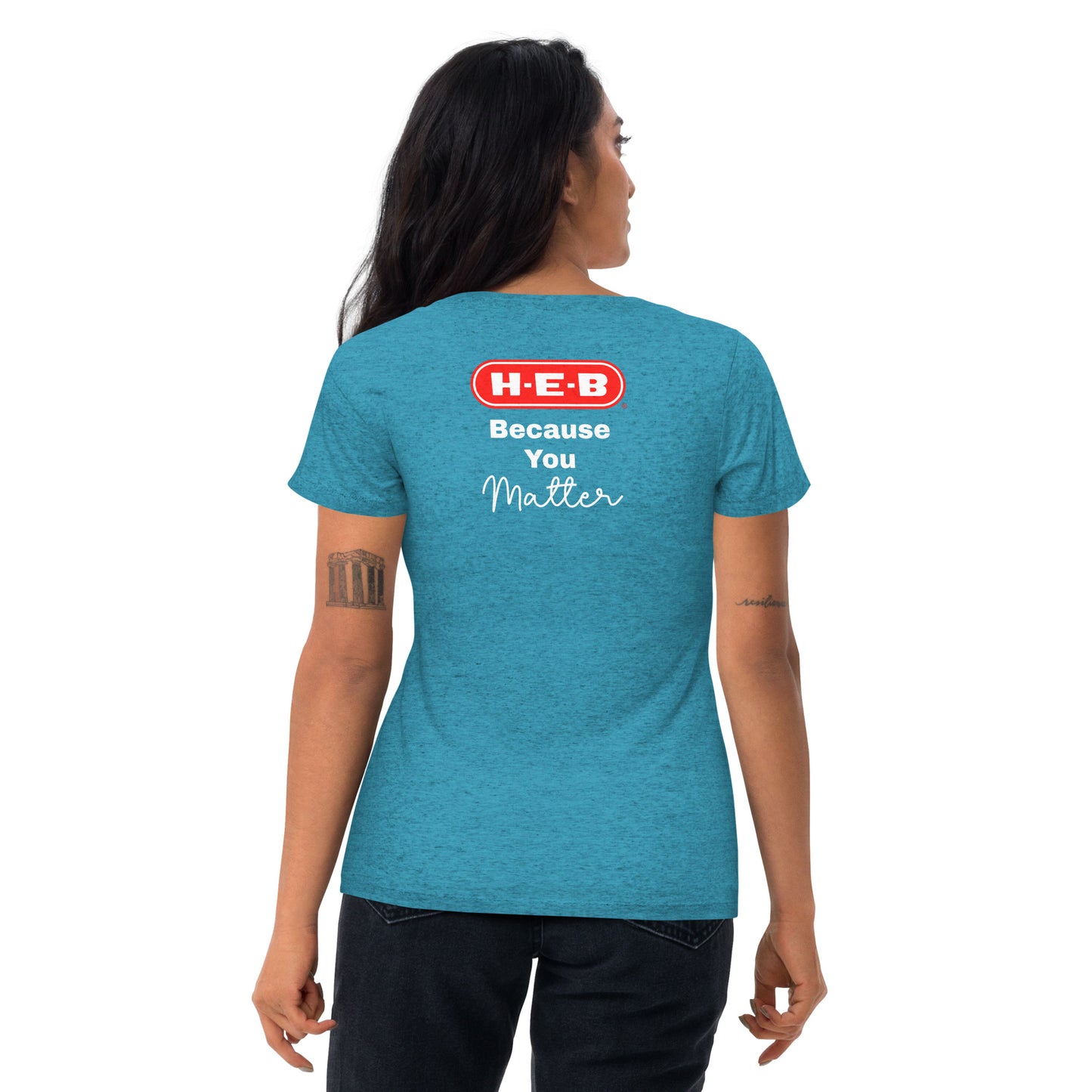 HEB Because You Matter Short sleeve t-shirt CedarHill Country Market