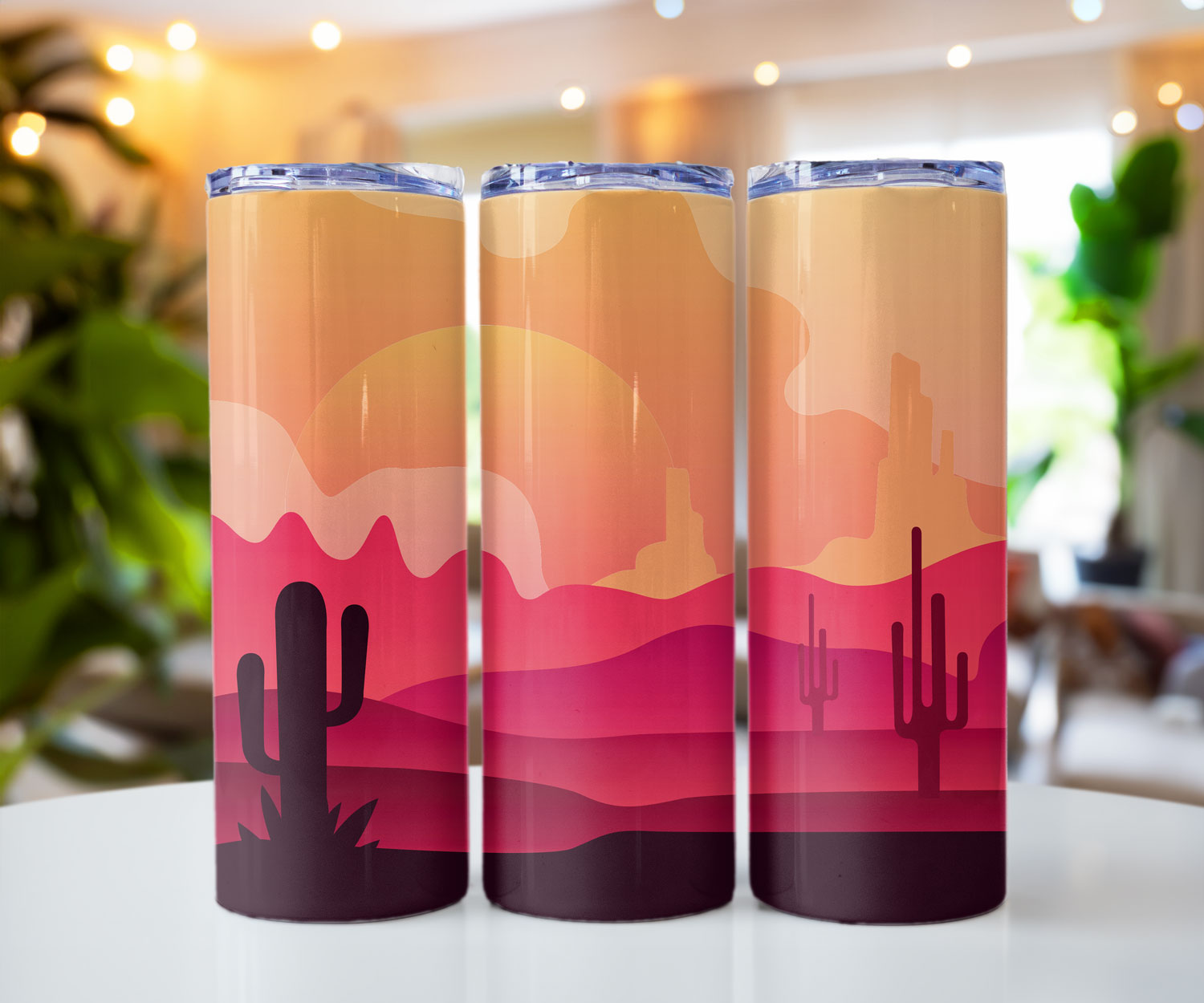 Southwest Style Stainless Steel Tumblers 20 oz Cedar Hill Country Market
