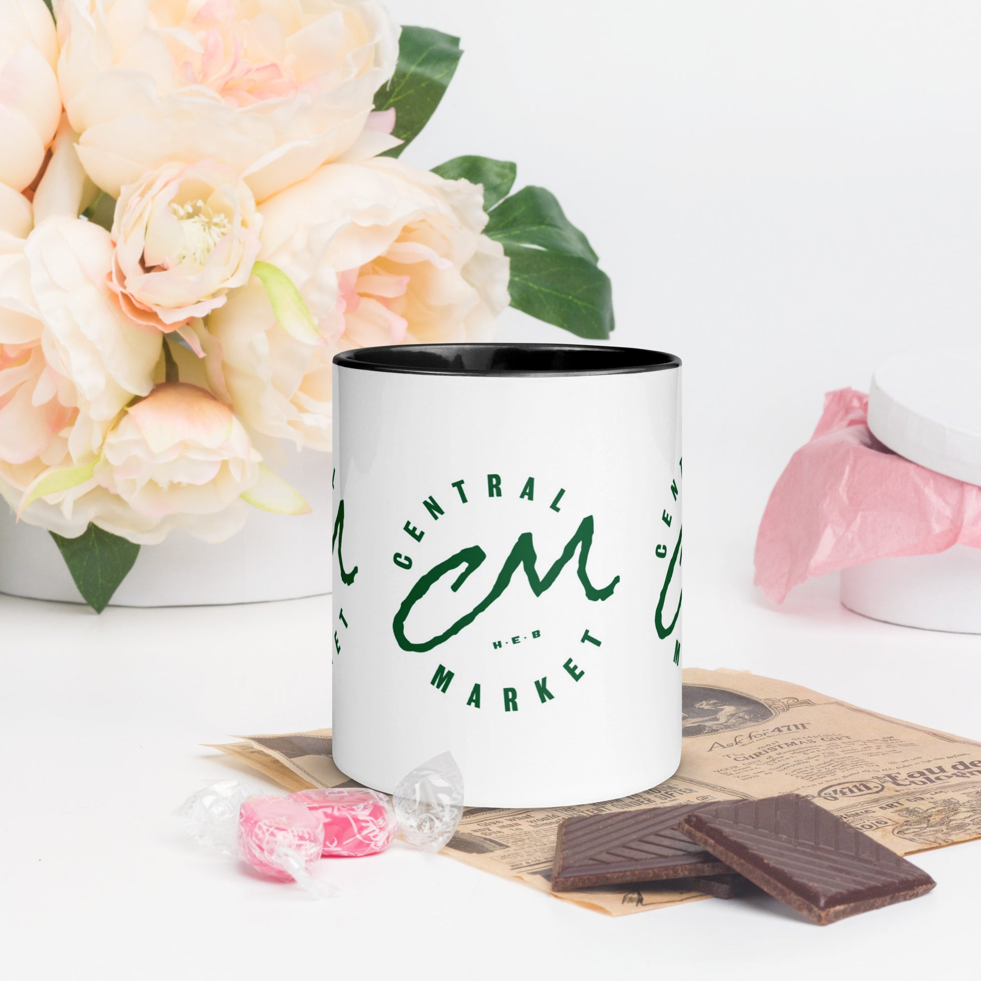 Central Market Mug with Color Inside CedarHill Country Market