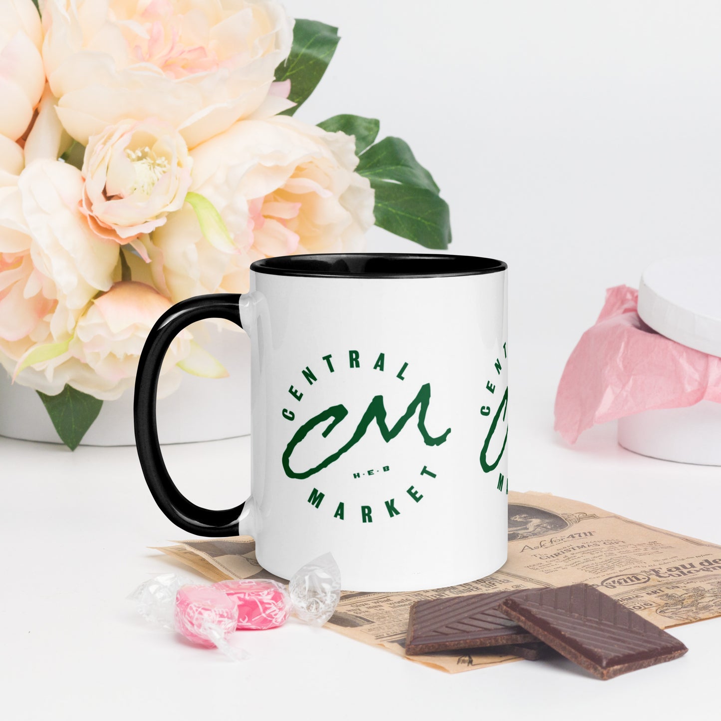 Central Market Mug with Color Inside CedarHill Country Market