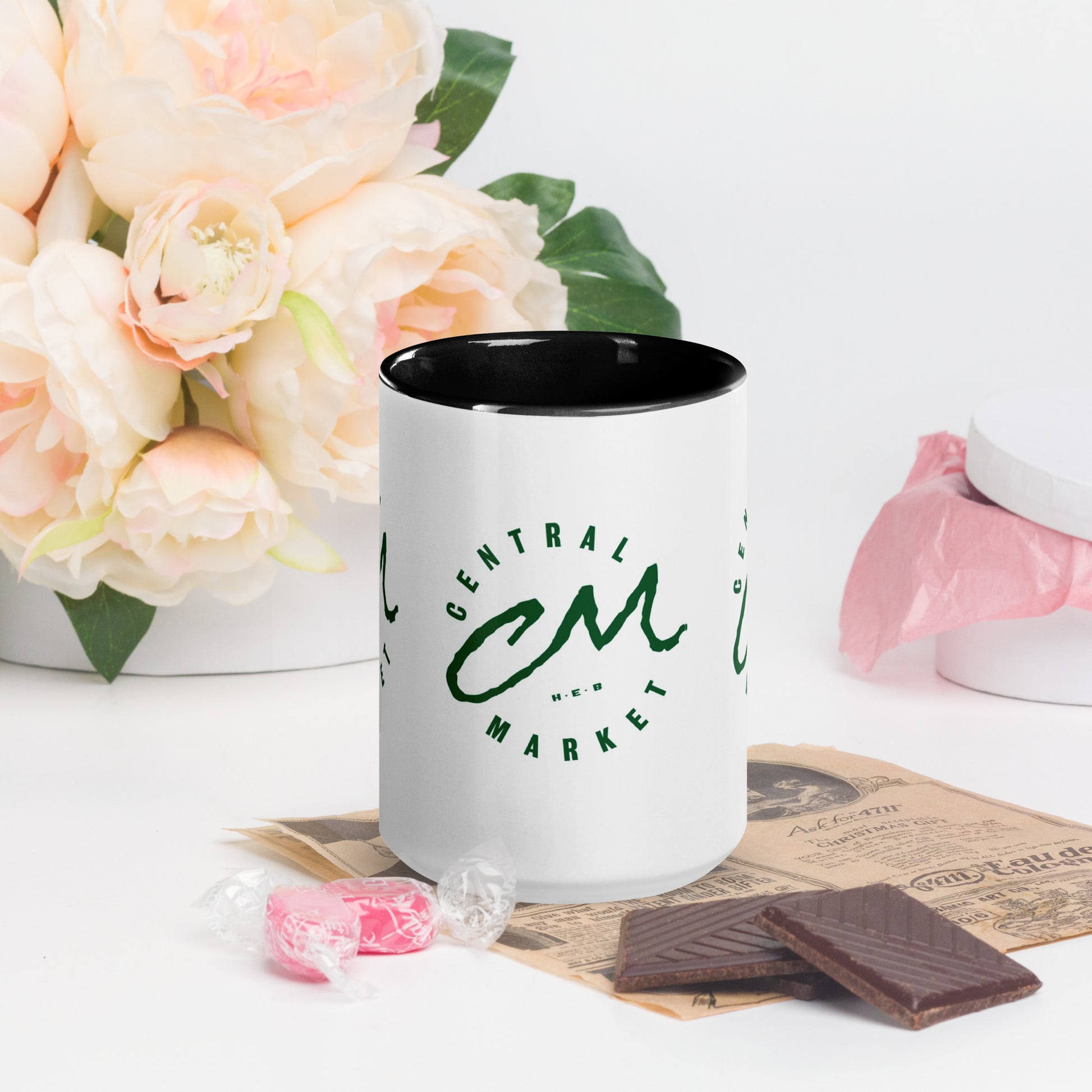 Central Market Mug with Color Inside CedarHill Country Market