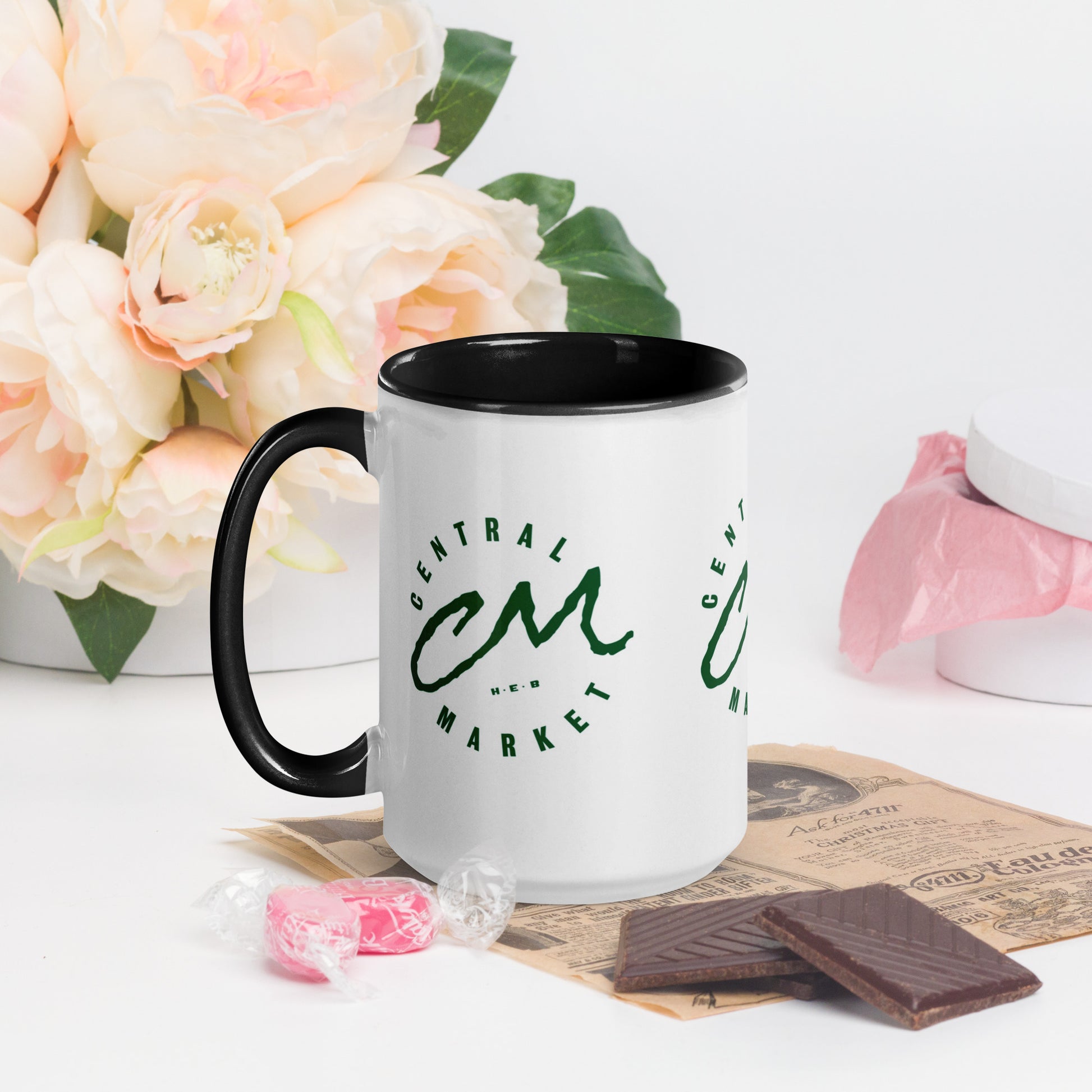 Central Market Mug with Color Inside CedarHill Country Market