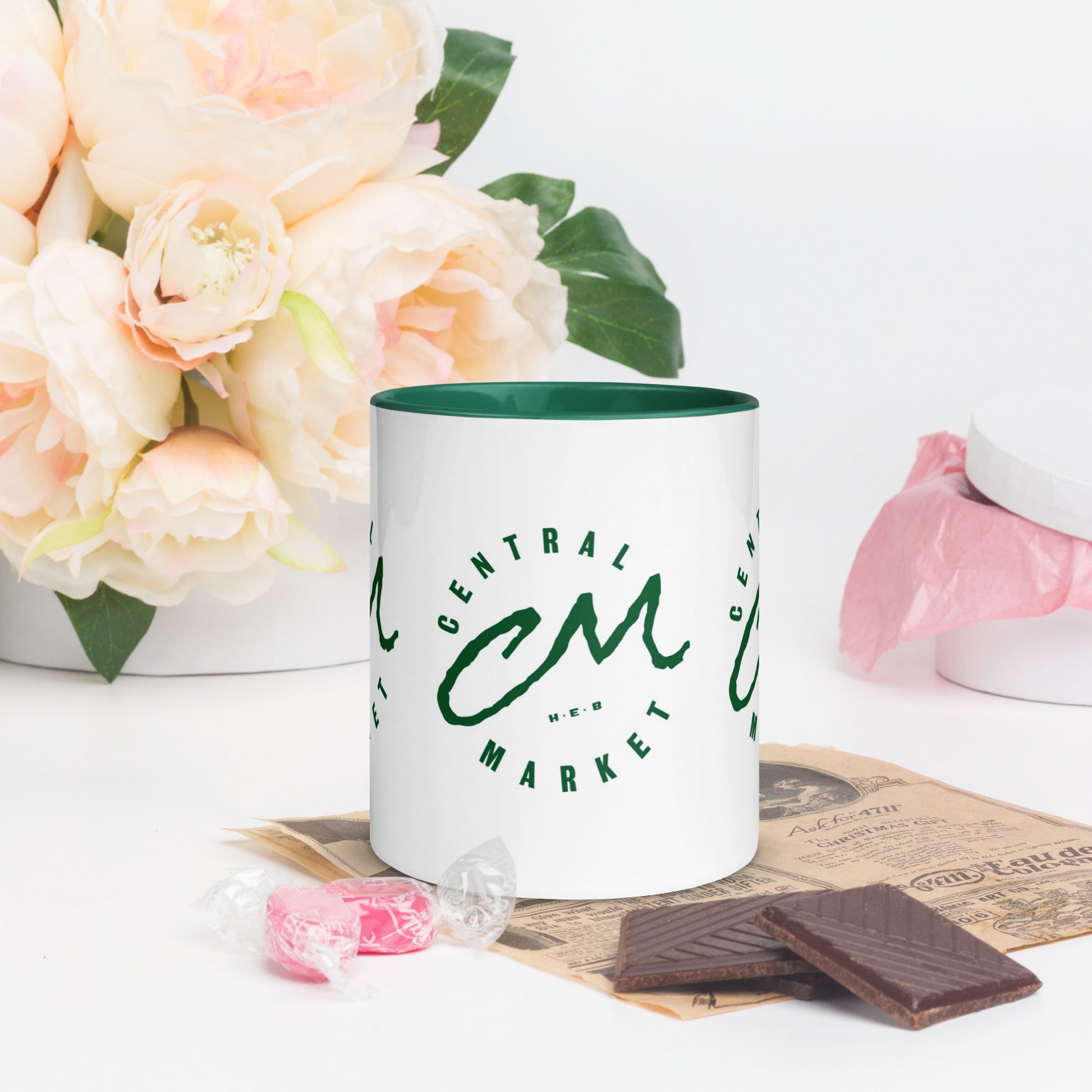 Central Market Mug with Color Inside CedarHill Country Market