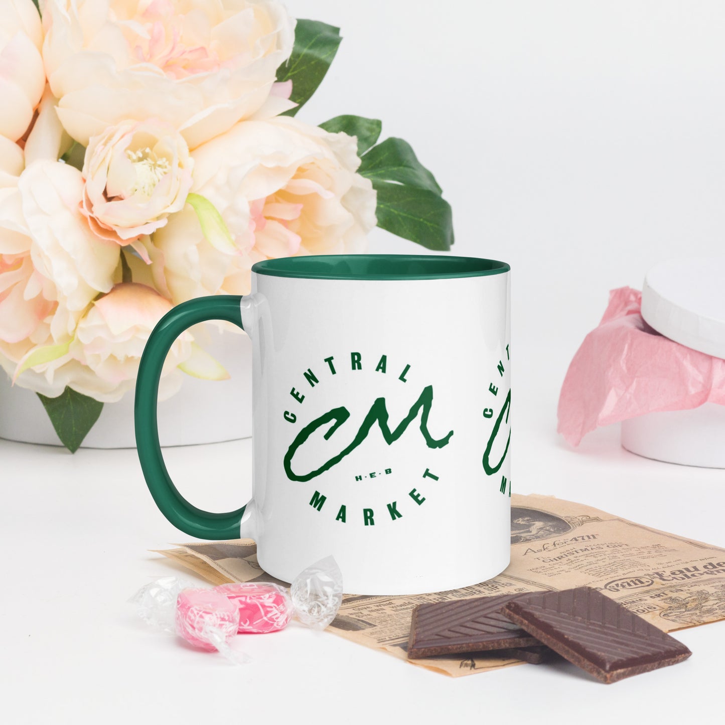 Central Market Mug with Color Inside CedarHill Country Market