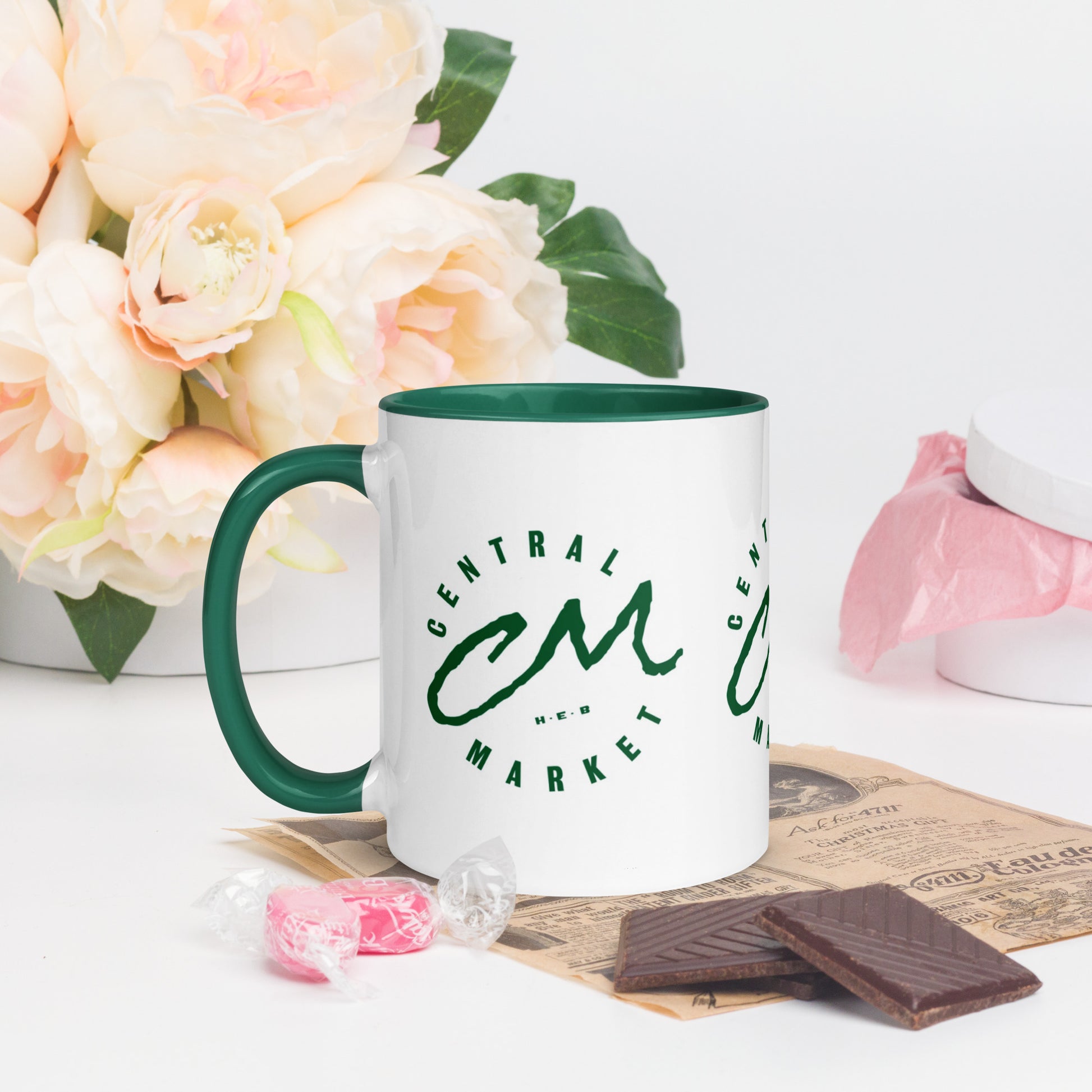 Central Market Mug with Color Inside CedarHill Country Market