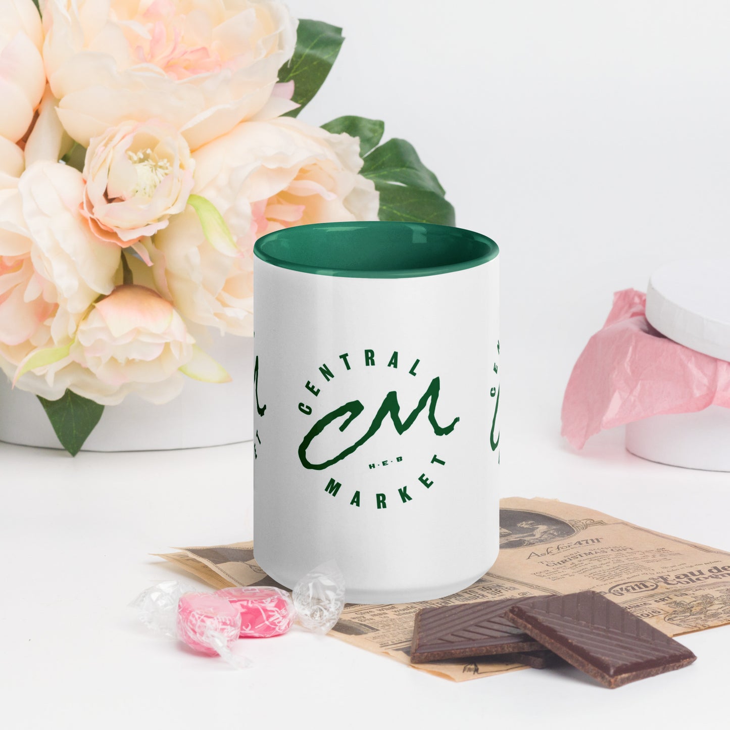 Central Market Mug with Color Inside CedarHill Country Market