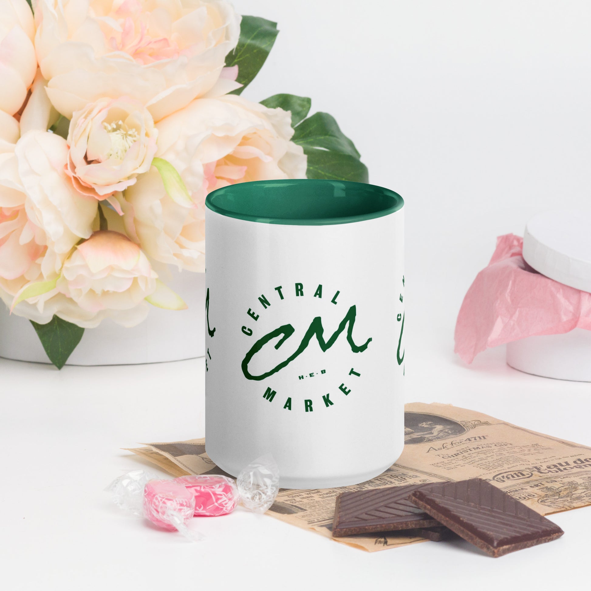 Central Market Mug with Color Inside CedarHill Country Market