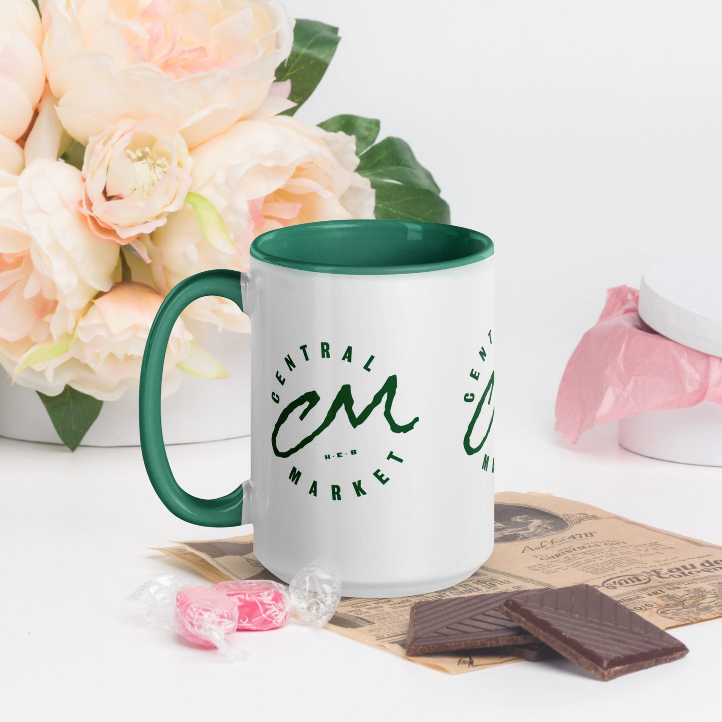 Central Market Mug with Color Inside CedarHill Country Market