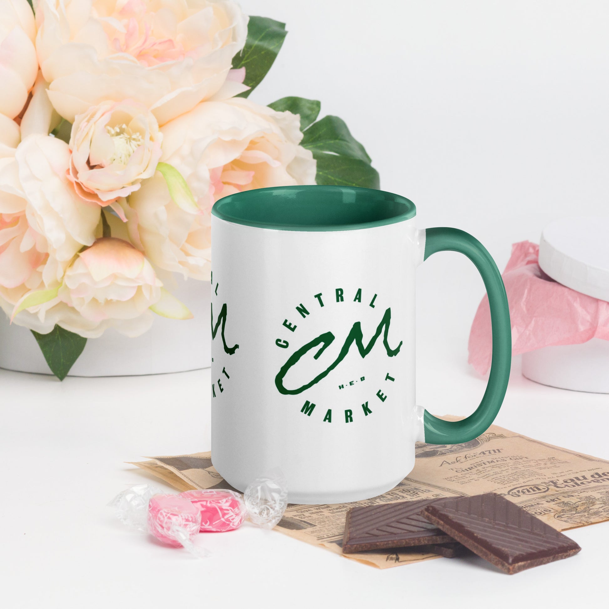 Central Market Mug with Color Inside CedarHill Country Market