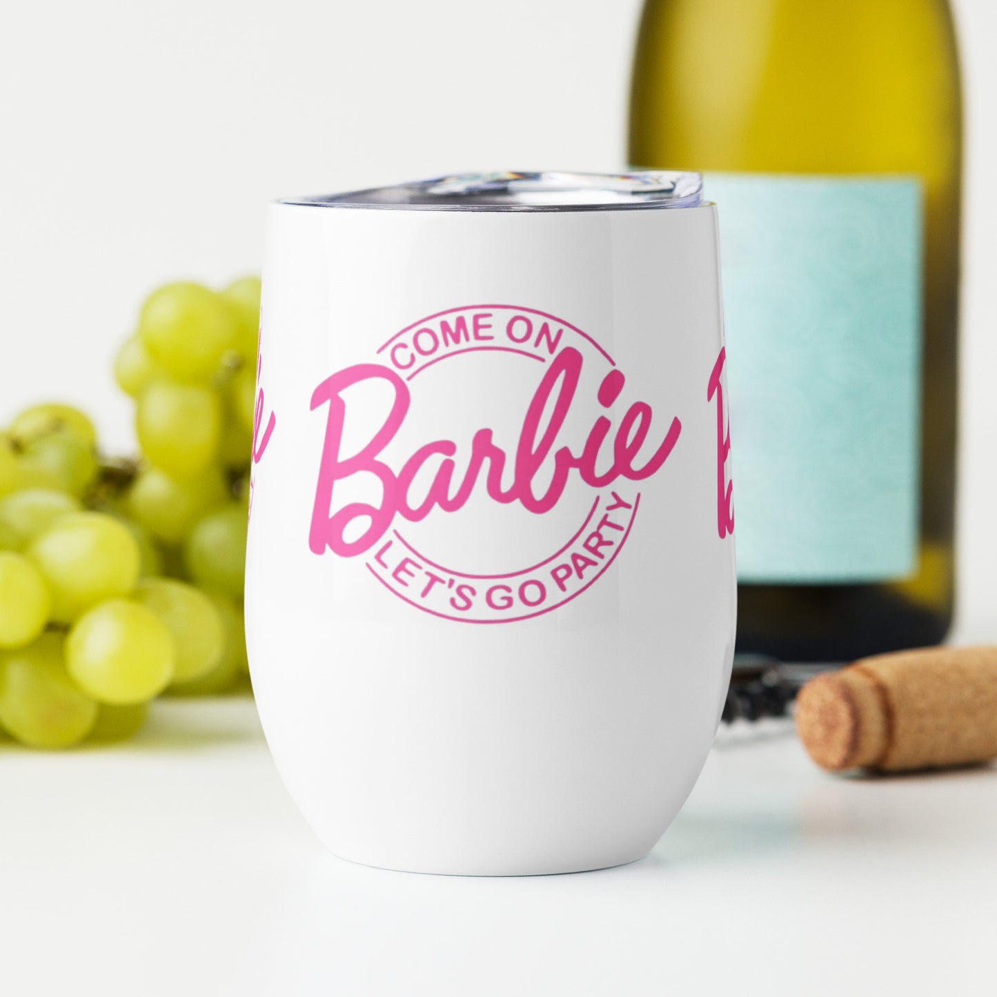 Barbie Wine tumbler CedarHill Country Market