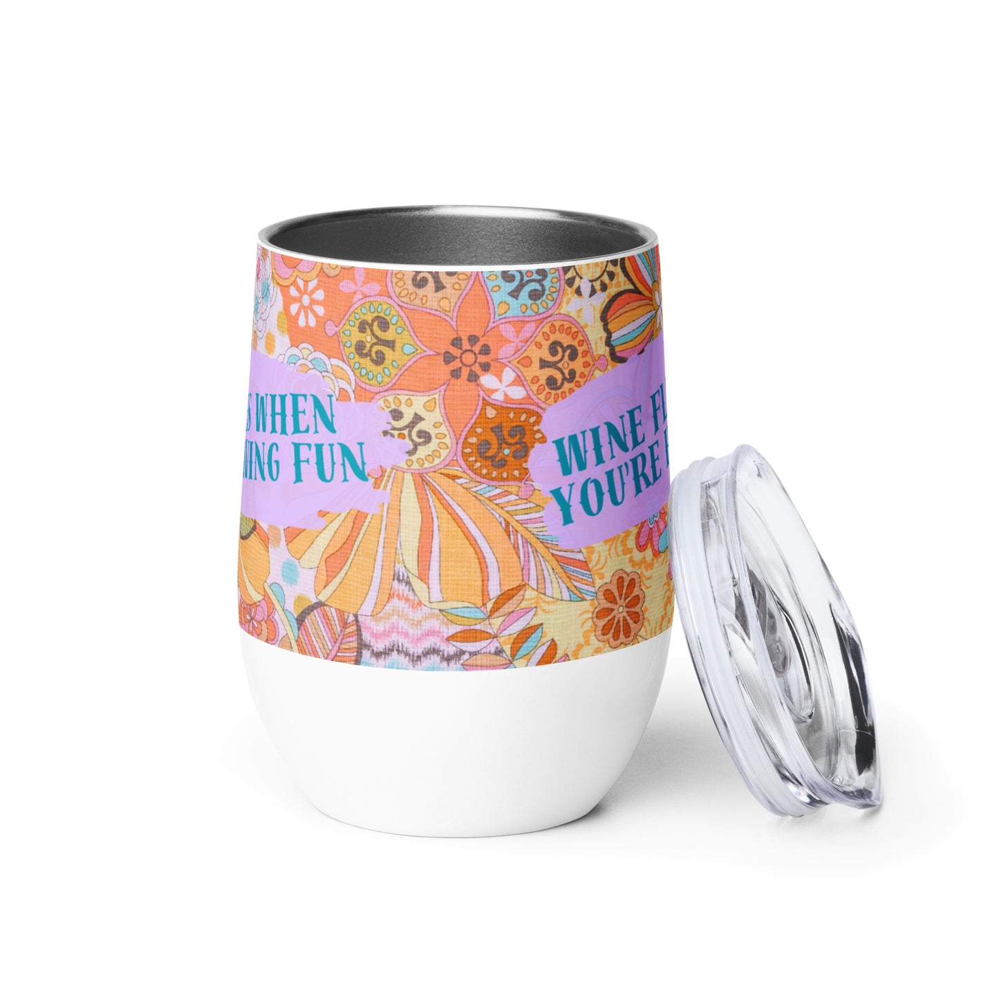 Wine Flies when your having fun tumbler CedarHill Country Market
