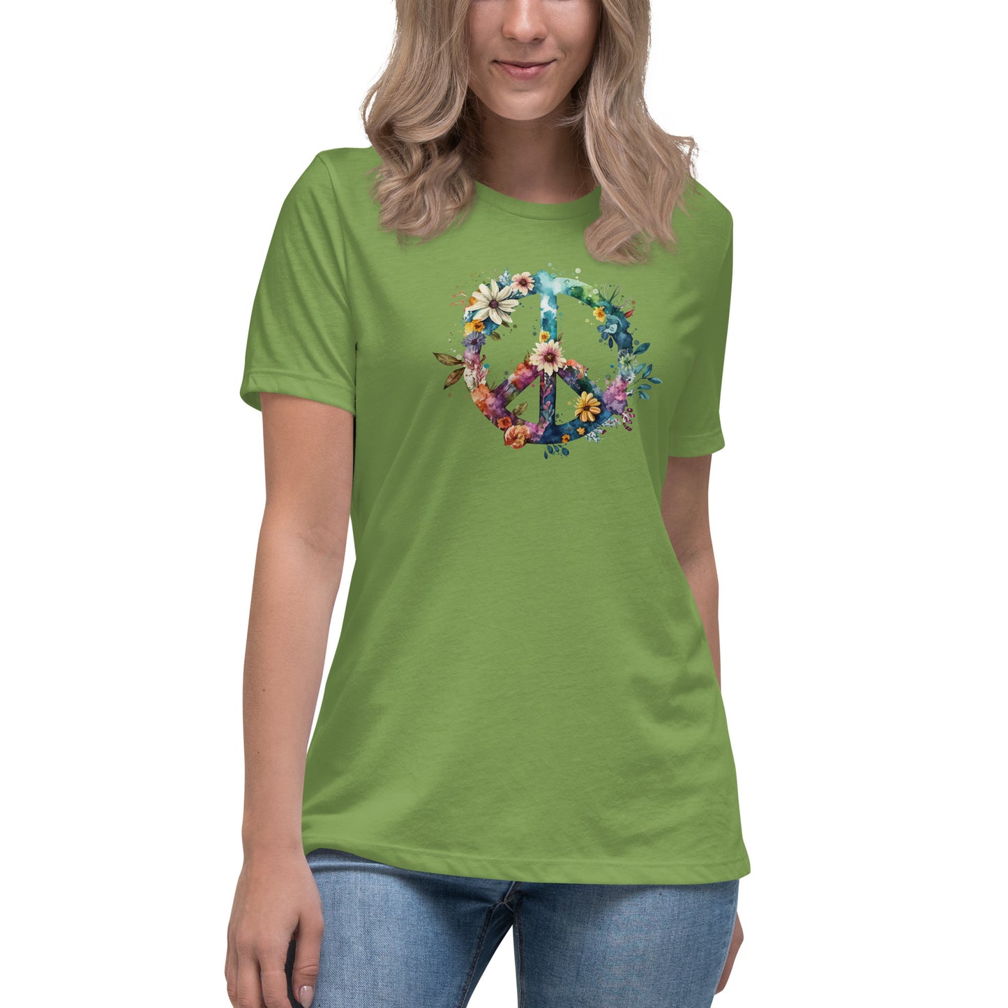 Floral Peace Women's Relaxed T-Shirt CedarHill Country Market