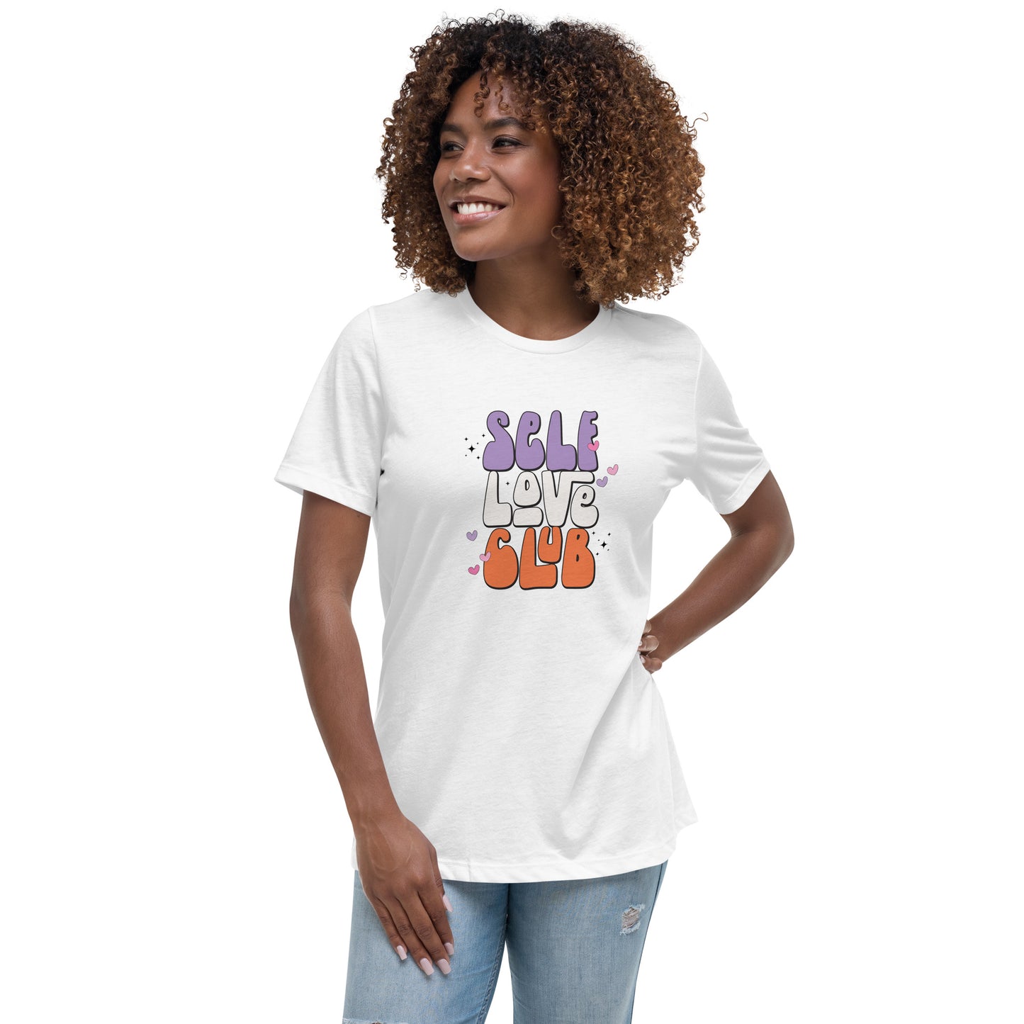 Retro Self Love Club Women's Relaxed T-Shirt CedarHill Country Market