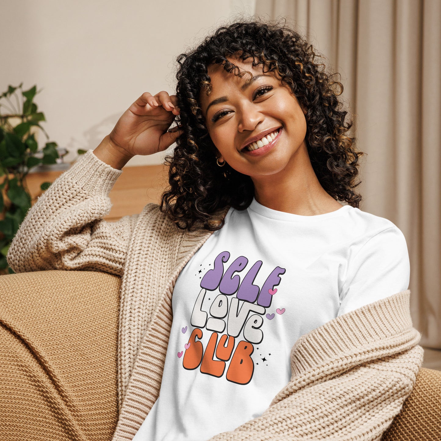 Retro Self Love Club Women's Relaxed T-Shirt CedarHill Country Market
