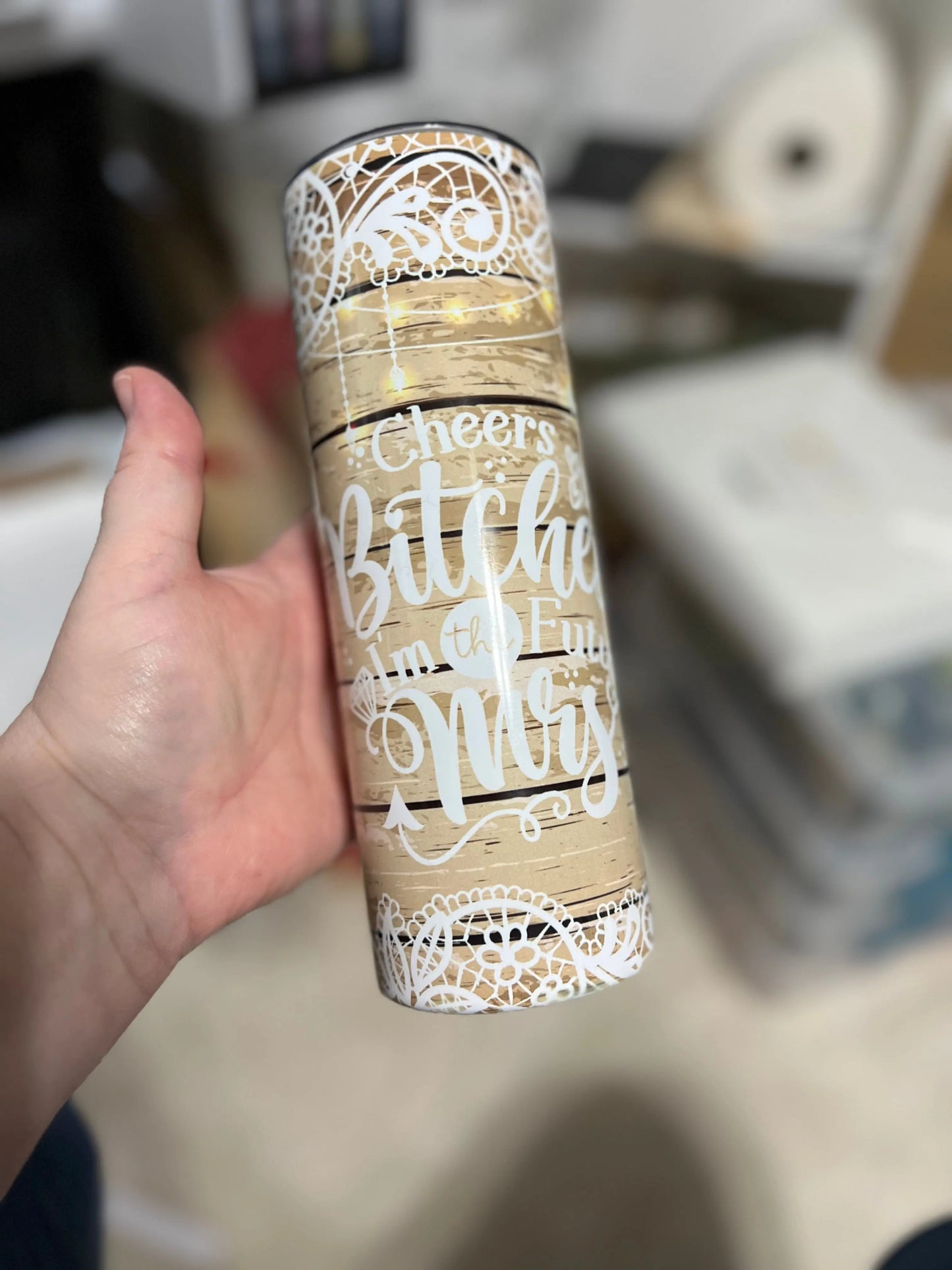 Funny Bride "Cheers Bitches" 20 oz Tumbler CedarHill Country Market