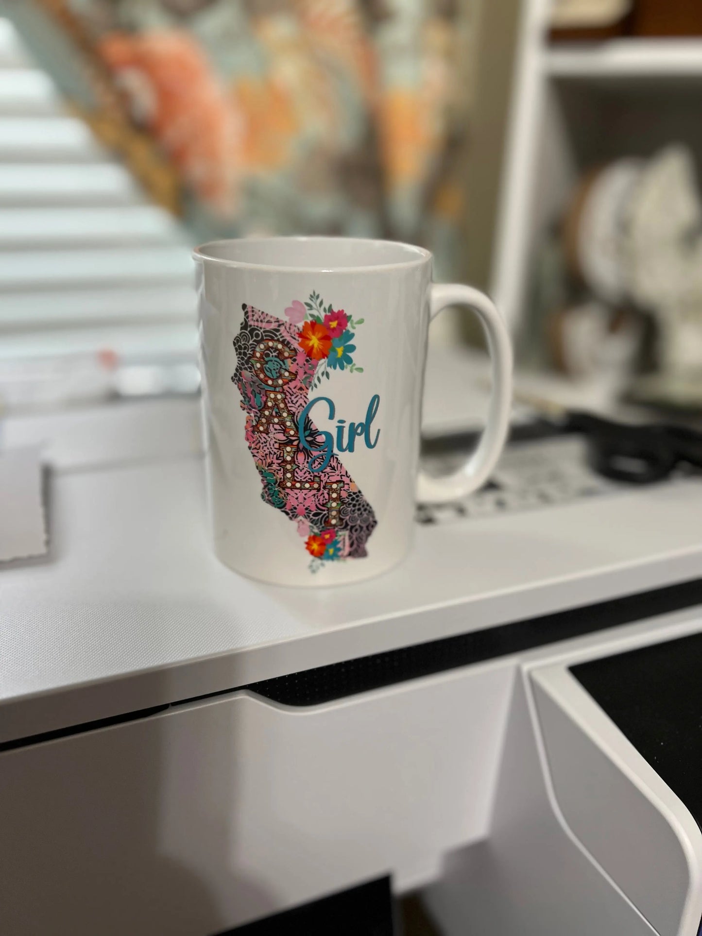 State of California Girl 15oz Coffee Mug CedarHill Country Market