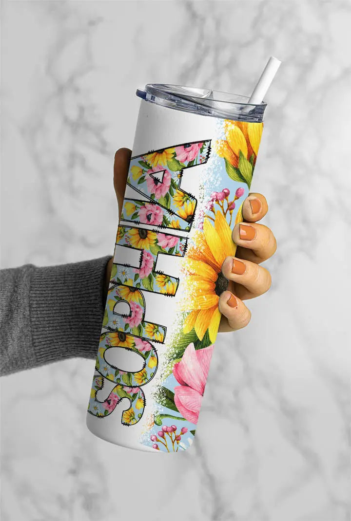 Sunflower Shower Tumbler CedarHill Country Market
