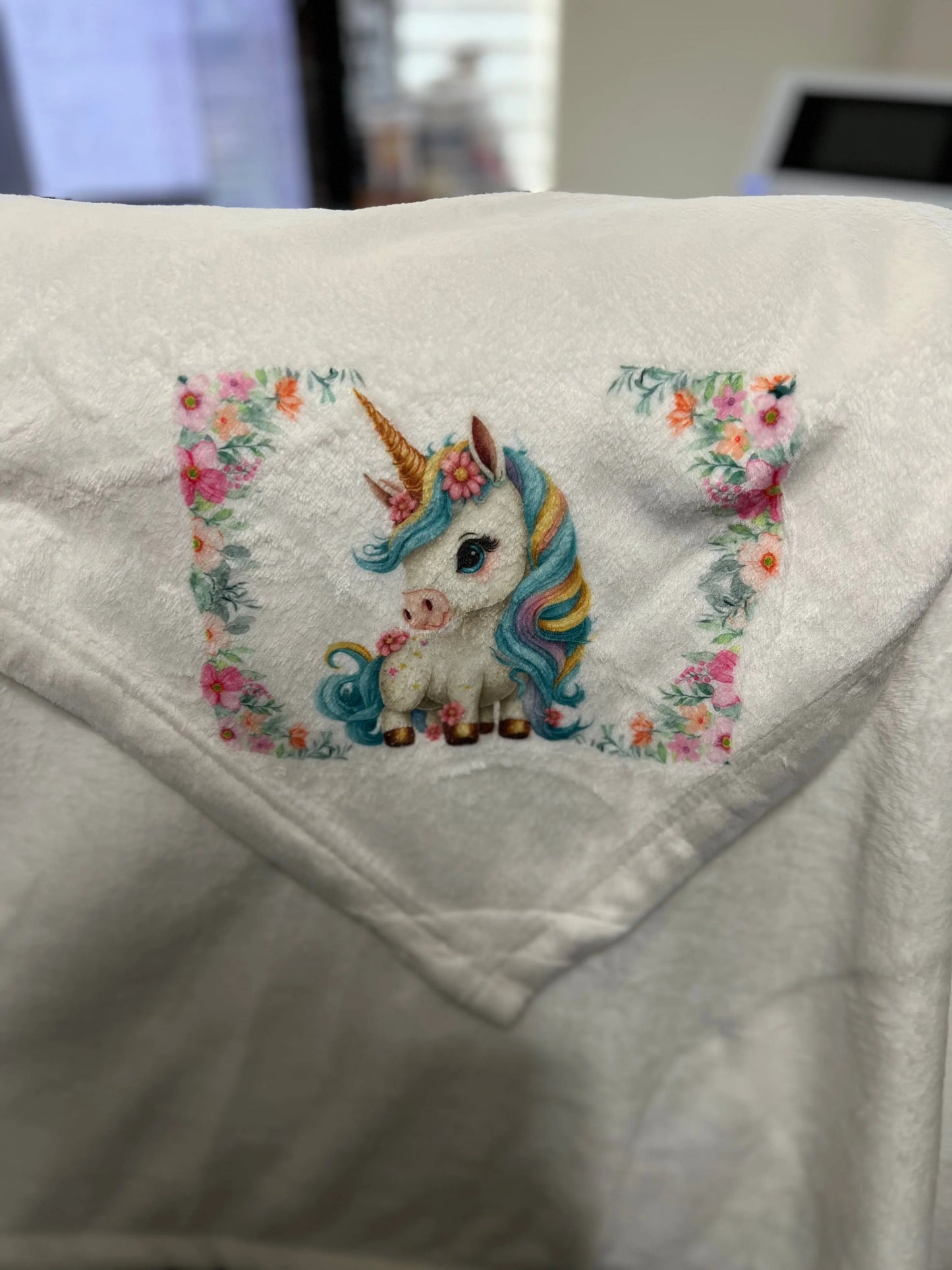 Unicorn Throw and Sippy Cup Gift Set CedarHill Country Market