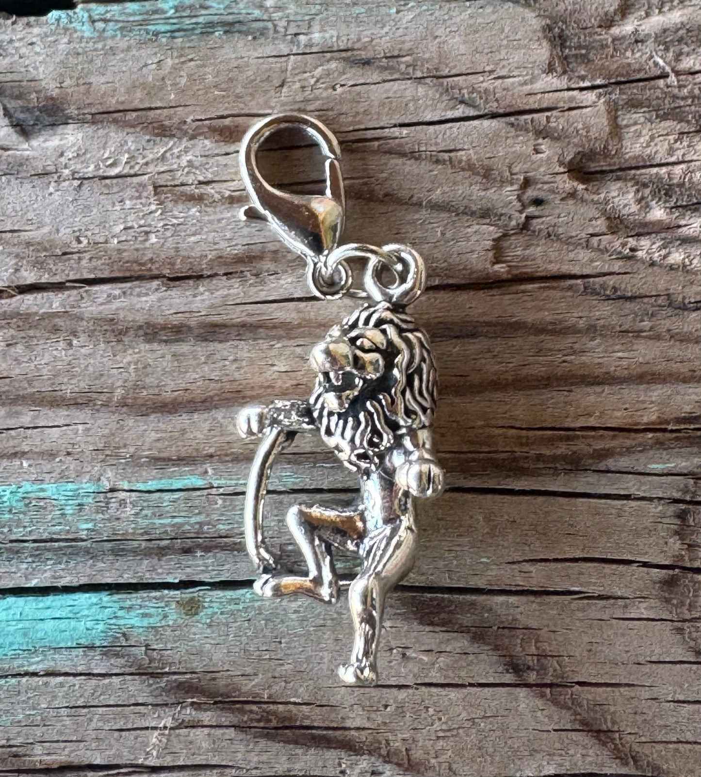 Handcrafted Sterling Silver Leo/ Lion Charm Nizhoni Traders LLC