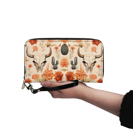 Wild West Western PU Leather Zip Up Wallet Sweetly Sunkissed