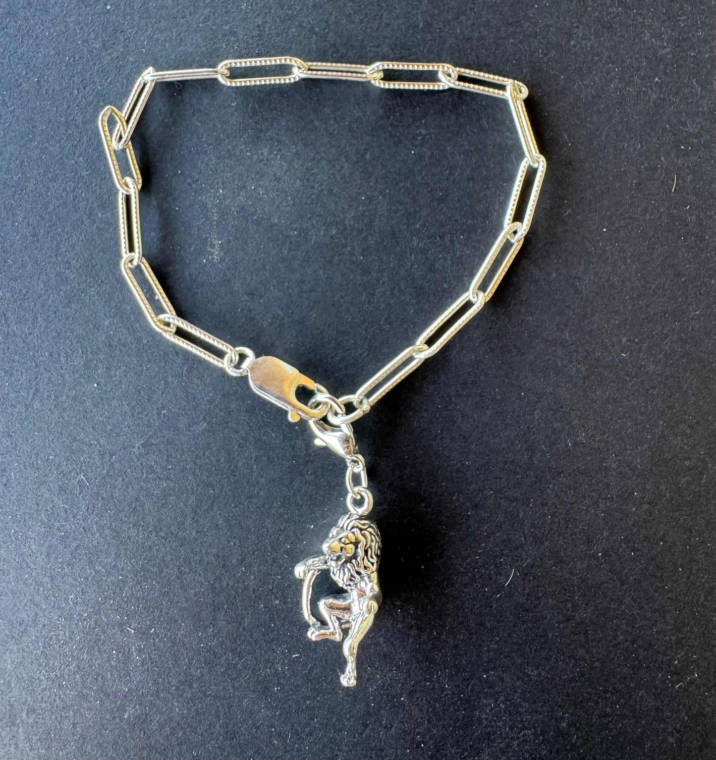 Handcrafted Sterling Silver Leo/ Lion Charm Nizhoni Traders LLC