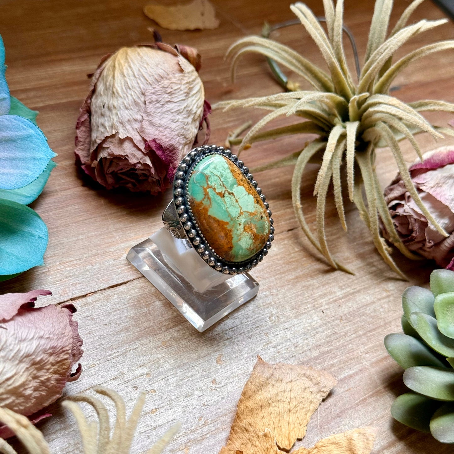 MJ Turquoise Ring – Sterling Silver The Bijoux FAB Jewelry