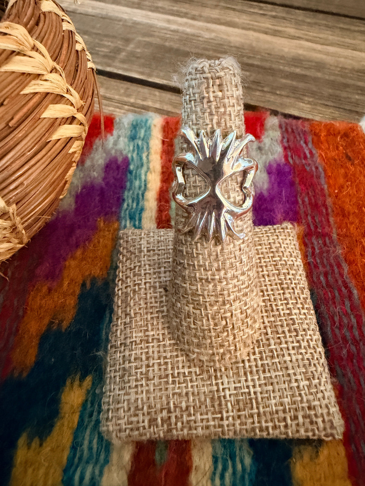 Handcrafted Sterling Silver Band Ring by Francis L. Begay Nizhoni Traders LLC