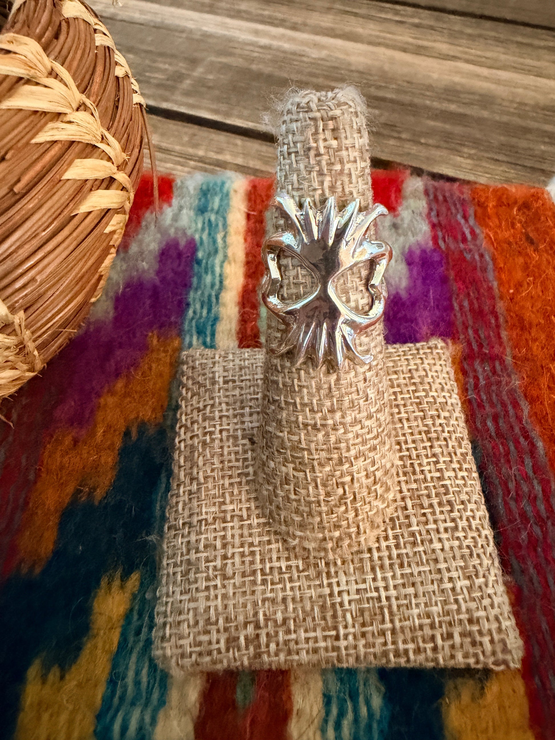 Handcrafted Sterling Silver Band Ring by Francis L. Begay Nizhoni Traders LLC