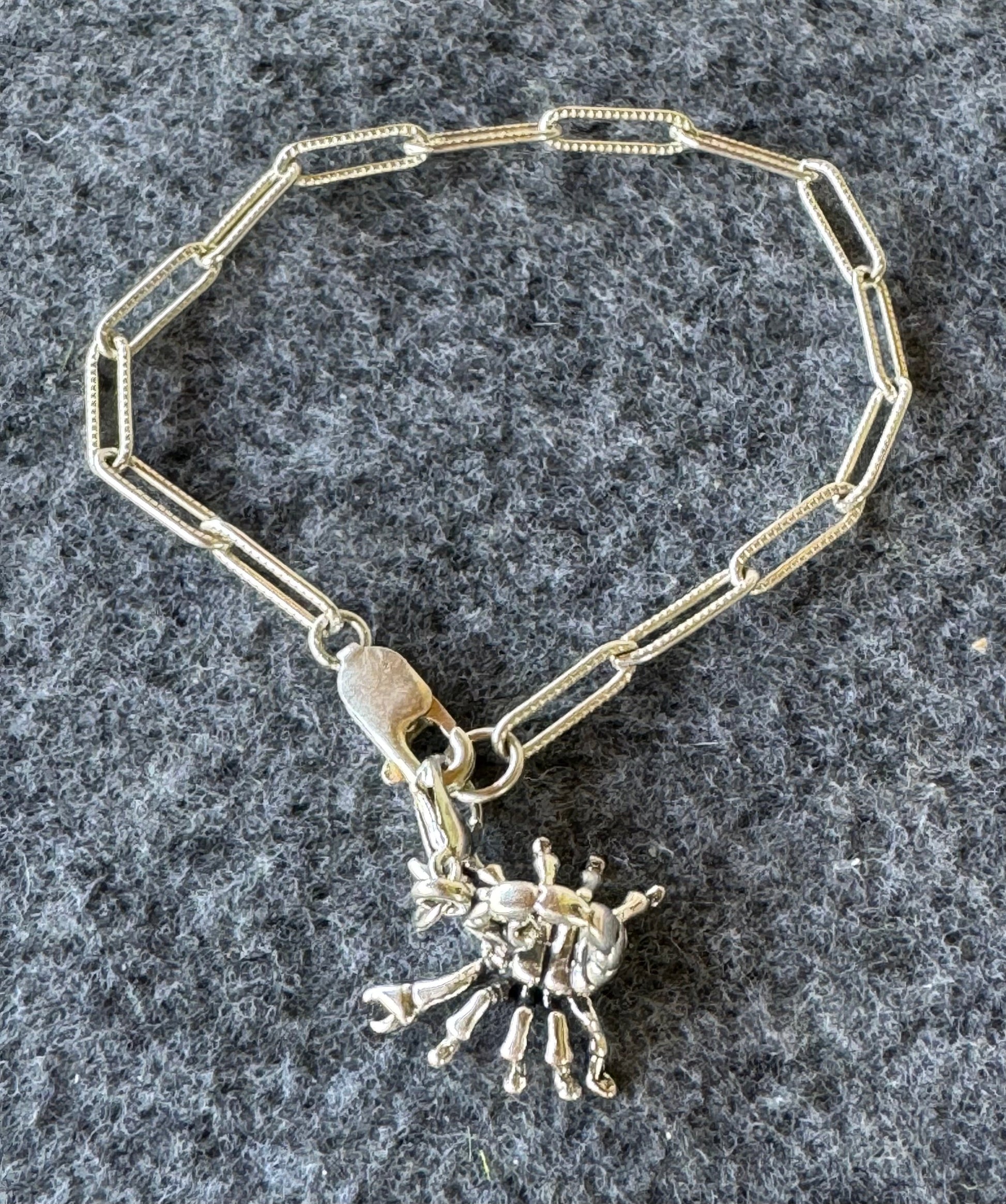 Handcrafted Sterling Silver Scorpio/ Scorpion Charm Nizhoni Traders LLC