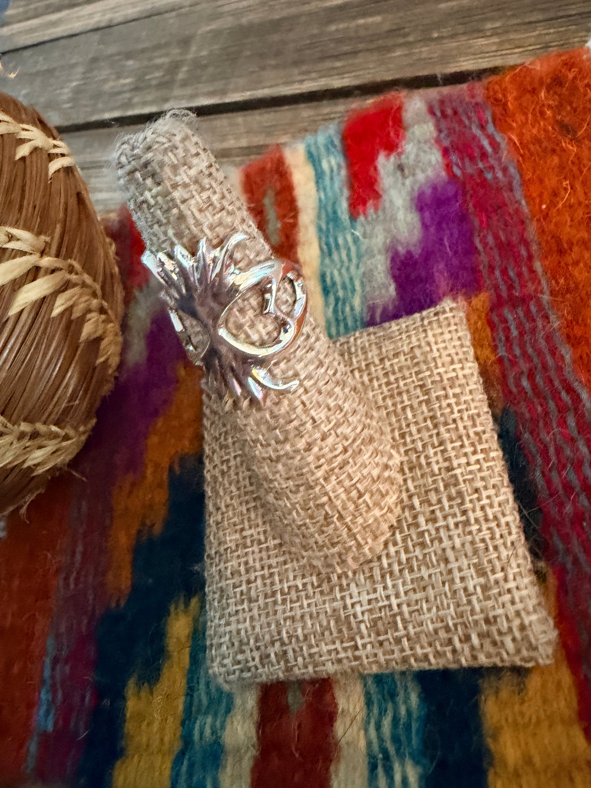 Handcrafted Sterling Silver Band Ring by Francis L. Begay Nizhoni Traders LLC