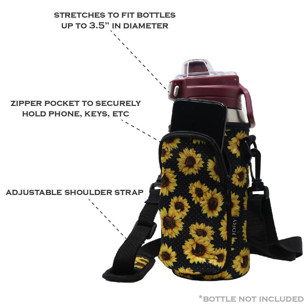 Spring Summer On-the-Go Neoprene Cross Body Bag | Sunflower Seriously Shea