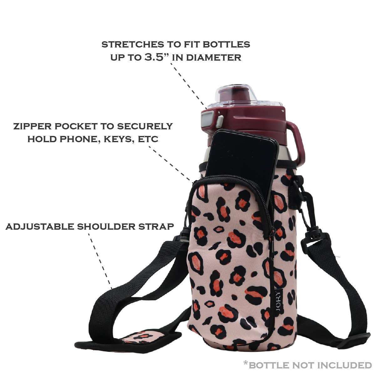 Best Seller! On-the-Go  Cross Body Bag | Pink Leopard Seriously Shea