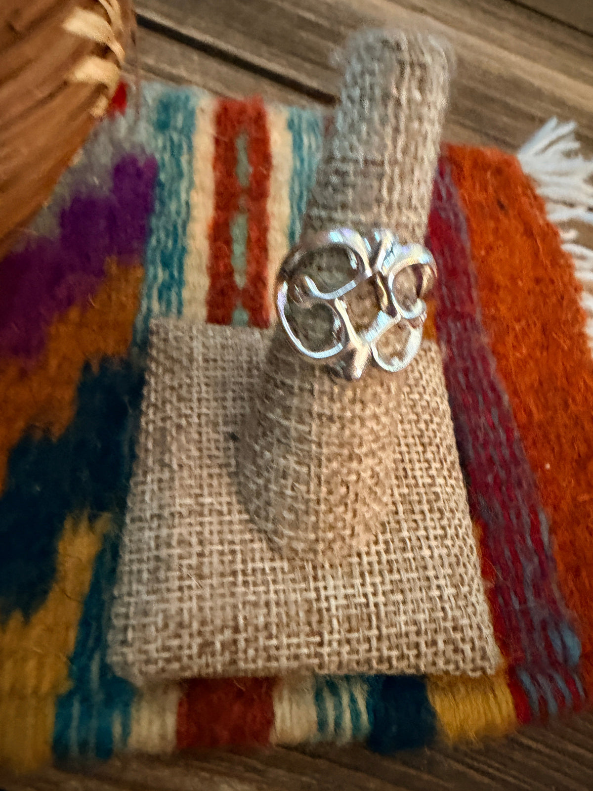 Handcrafted Sterling Silver Band Ring by Francis L. Begay Nizhoni Traders LLC