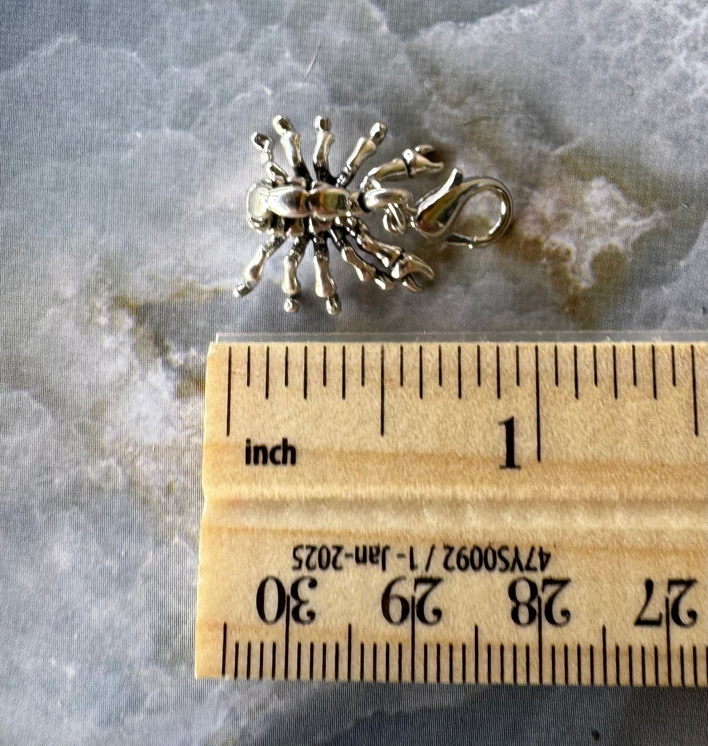 Handcrafted Sterling Silver Scorpio/ Scorpion Charm Nizhoni Traders LLC