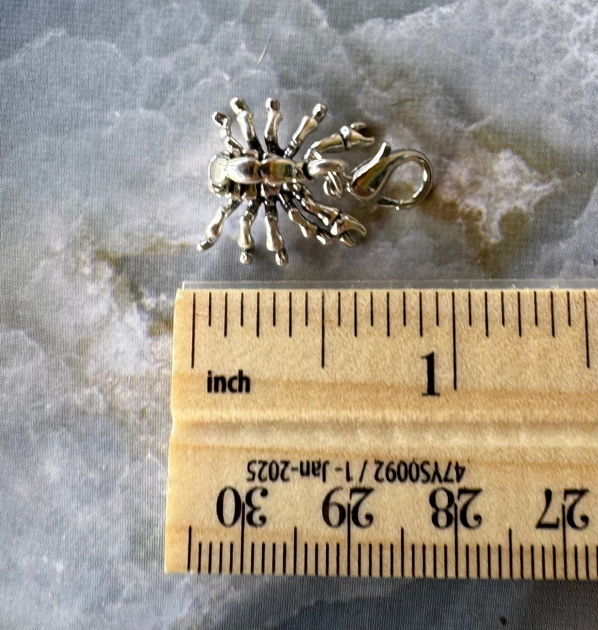 Handcrafted Sterling Silver Scorpio/ Scorpion Charm Nizhoni Traders LLC