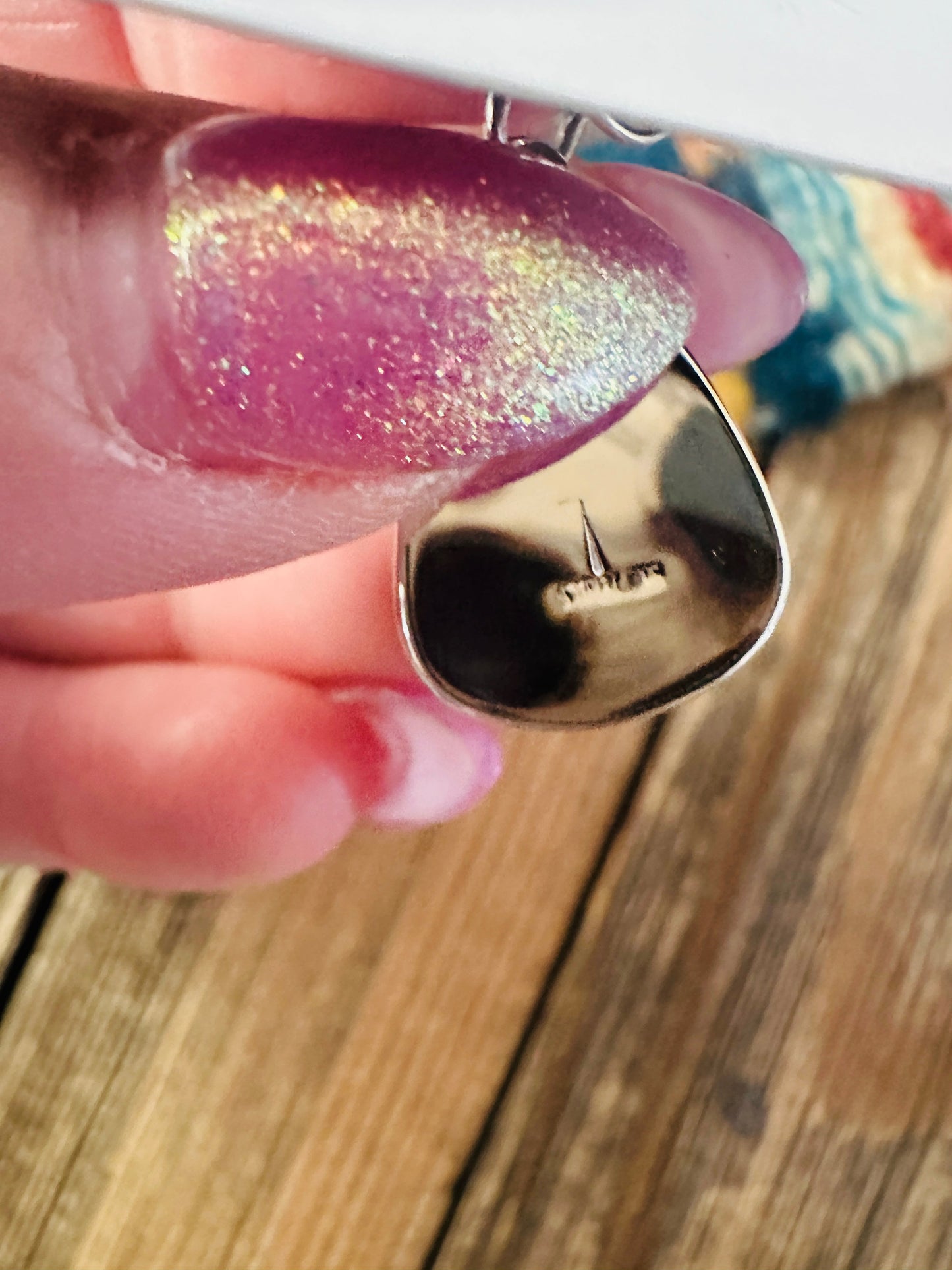 Handcrafted Turquoise & Sterling Silver Dangle Earrings Nizhoni Traders LLC