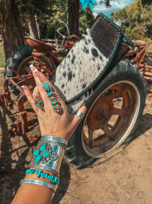 The Elva (Black Leather) Wallet a Haute Southern Hyde by Beth Marie Exclusive Haute Southern Hyde