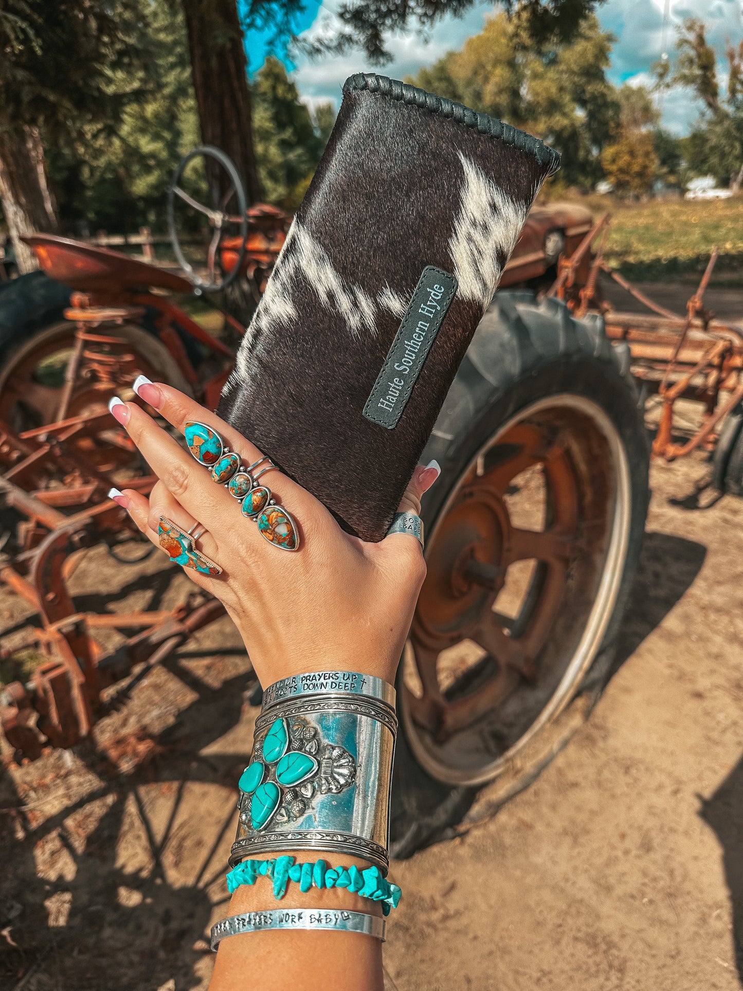 The Elva (Black Leather) Wallet a Haute Southern Hyde by Beth Marie Exclusive Haute Southern Hyde