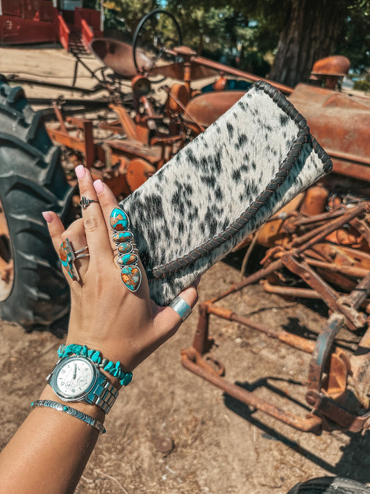 The Elva (Brown  Leather) Wallet a Haute Southern Hyde by Beth Marie Exclusive Haute Southern Hyde