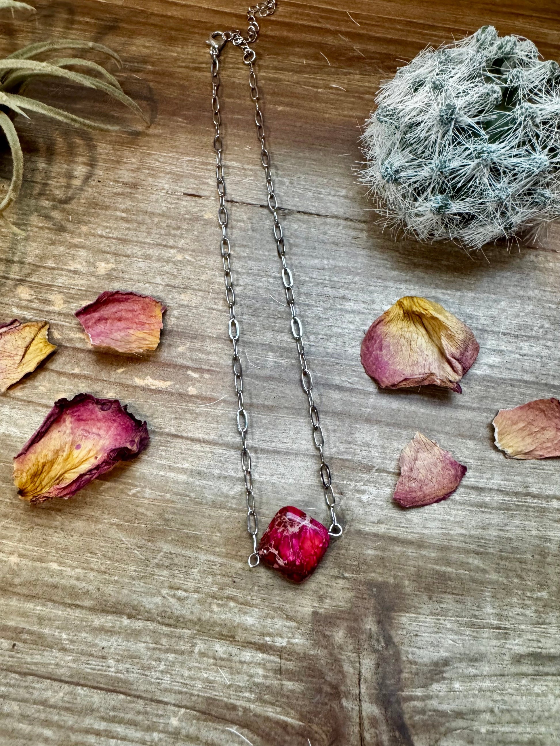 Pink choker Verascite - Valentine collection The Bijoux FAB Jewelry