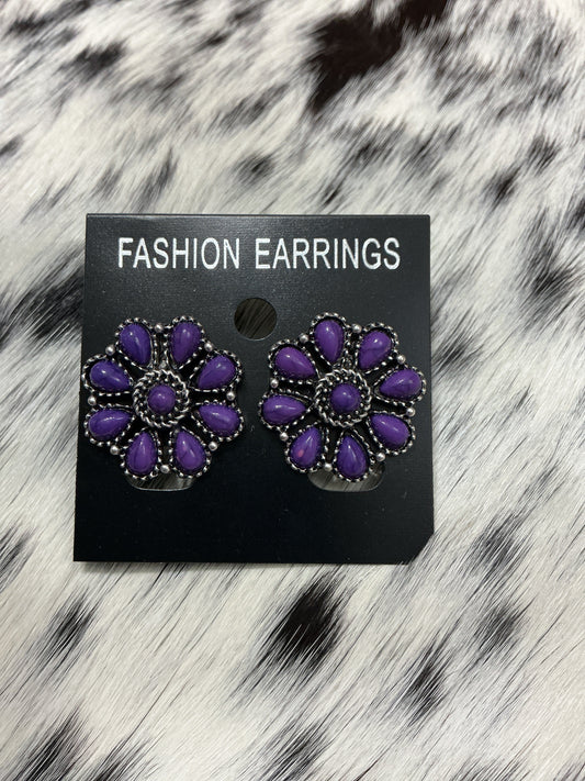 Purple floral post backs CedarHill Country Market