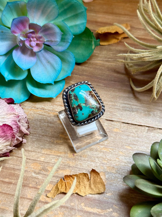 MJ Ring - Turquoise Copper Ring The Bijoux FAB Jewelry