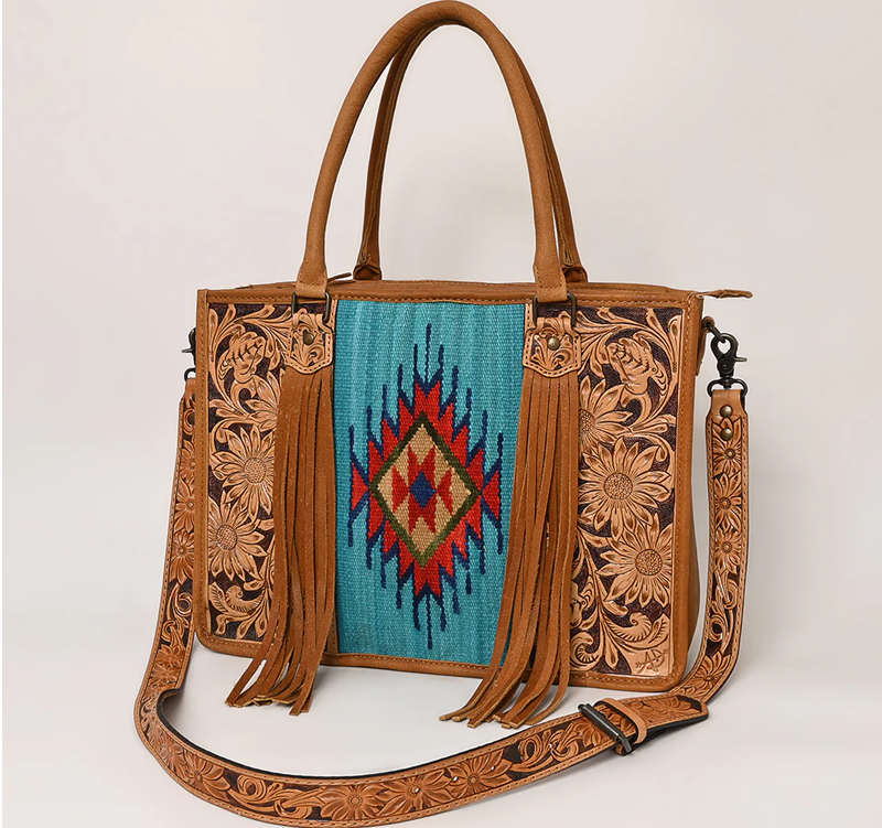 Tote Genuine Western Leather Women Bag - PREORDER Cedar Hill Country Market