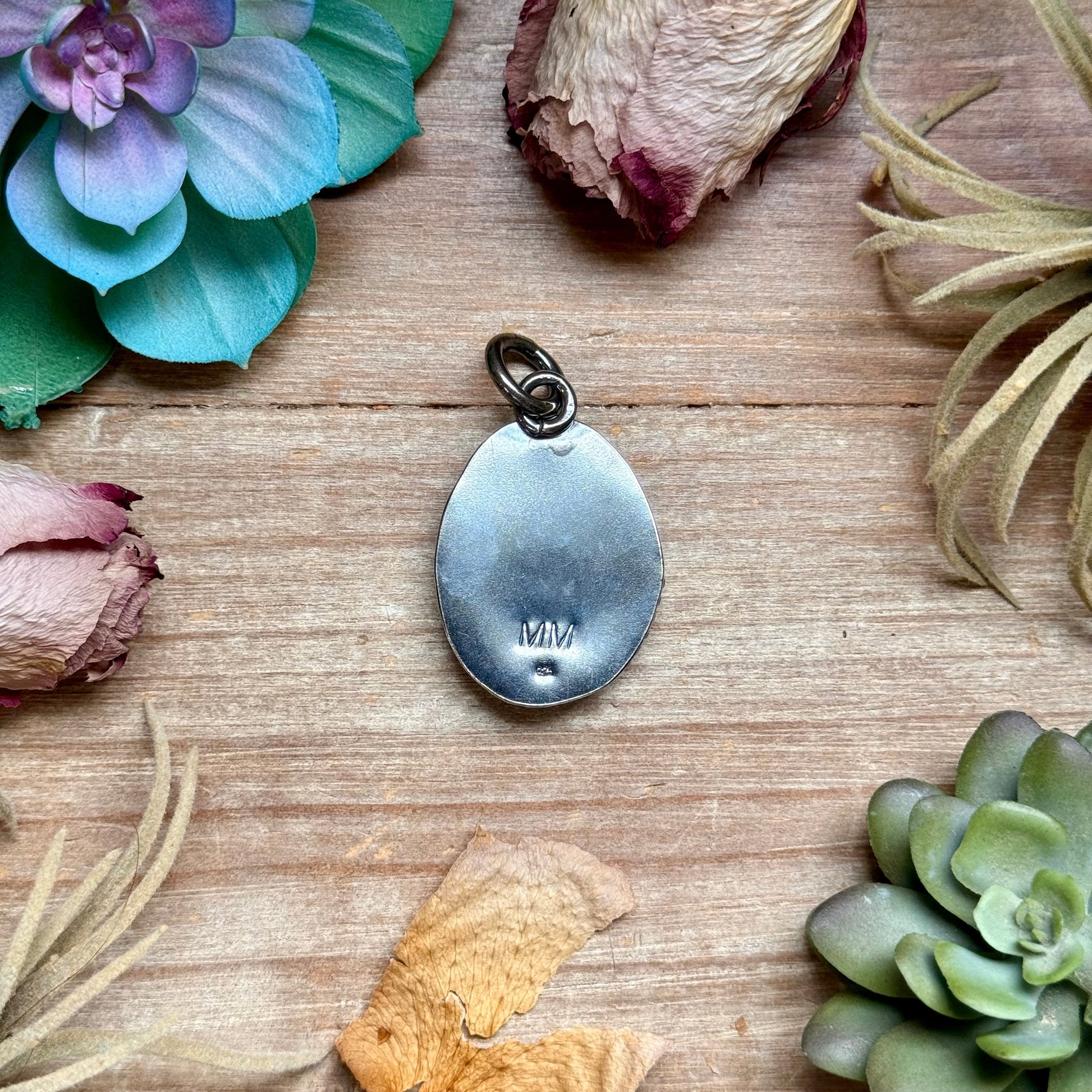 MJ Turquoise Pendant – Sterling Silver The Bijoux FAB Jewelry