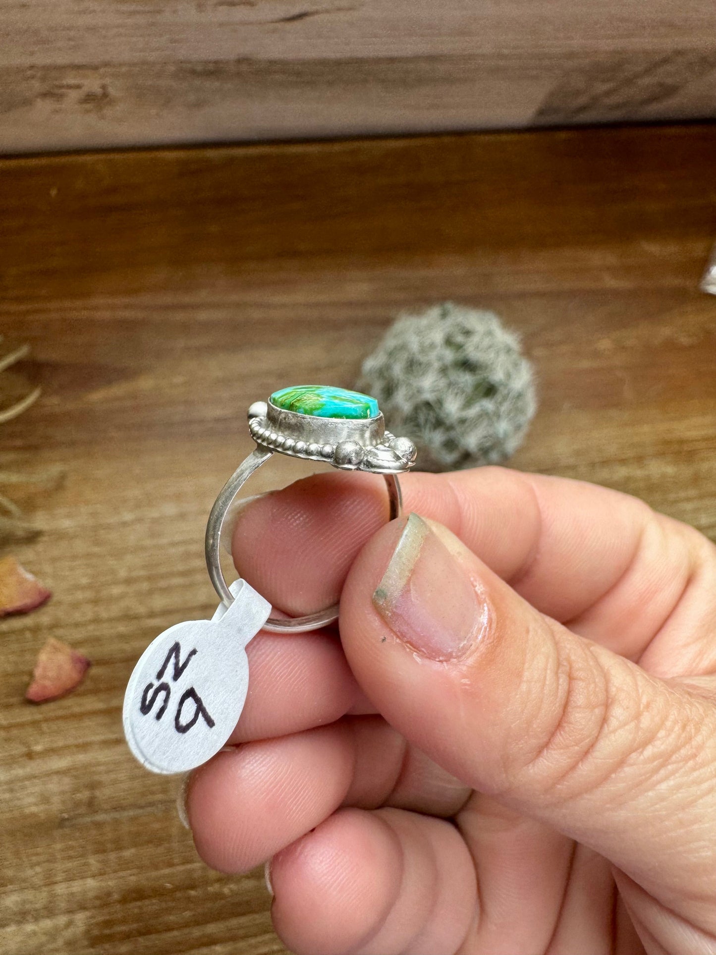 Ring- size 9 - Royston Turquoise & Sterling Silver The Bijoux FAB Jewelry